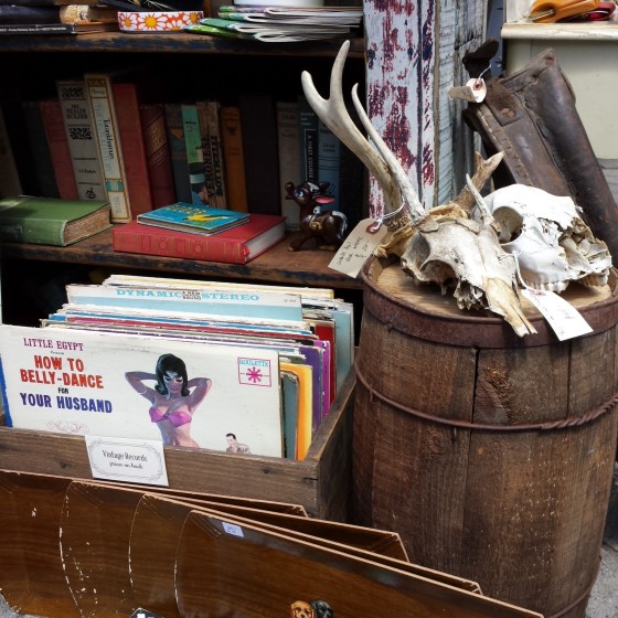 A Hoof & Antler set up at the Brooklyn Flea, Philly, recently.